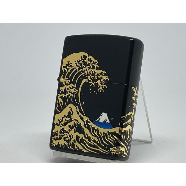 ZIPPO[ジッポー]和柄デザイン Japanese Deesign 波富士 2BKG-NAMIFU...