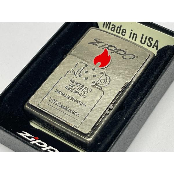 ZIPPO[ジッポー] Gimmick Flame/ ギミックフレーム クロームバレル 2CB-TR...