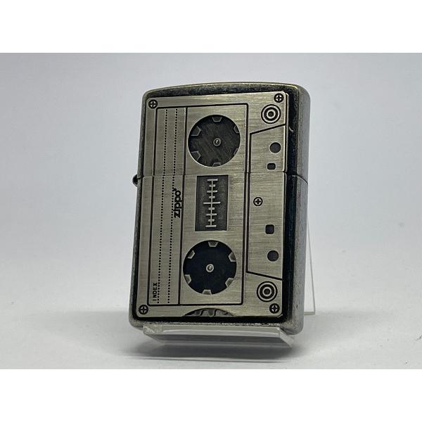ZIPPO[ジッポー]CASSETTE TAPE カセットテープ クロームバレル 2CBM-CT