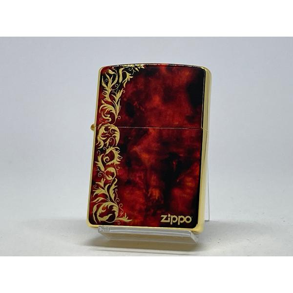 ZIPPO[ジッポー]両面加工 Marble Arabesque マーブルアラベスク レッド 2G-...