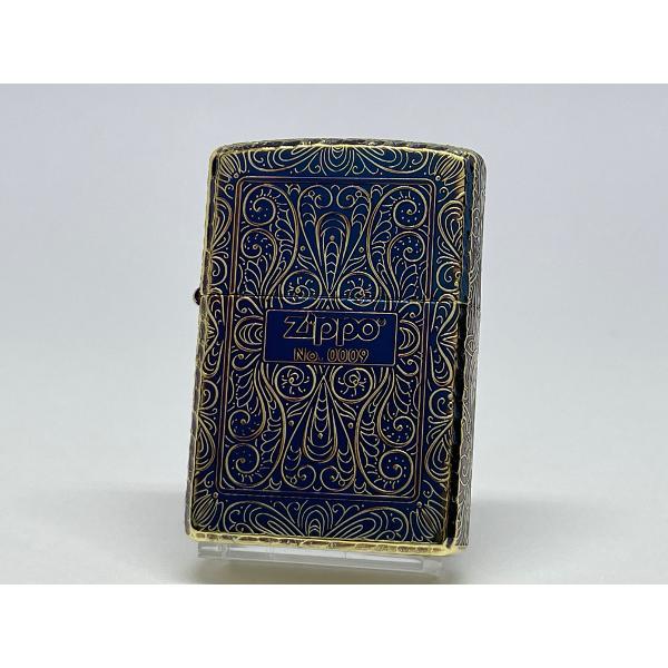 ZIPPO[ジッポー]5面連続加工 アラベスクシリーズ 金メッキいぶし仕上げ 2GI-5KARART