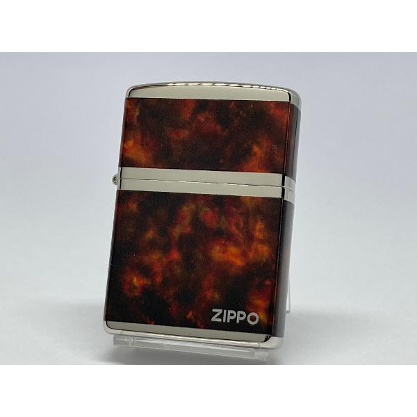 ZIPPO[ジッポー]4面連続加工 マーブルロゴ ニッケルブラウン 2NI-4BWZ
