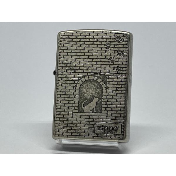 ZIPPO[ジッポー]キャットシリーズ ブロックキャット ニッケル 2NIB-BLOCKCAT