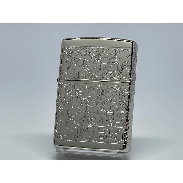 ZIPPO[ジッポー]4面連続加工 アラベスクシリーズ プラチナメッキ 2PT-4KARA