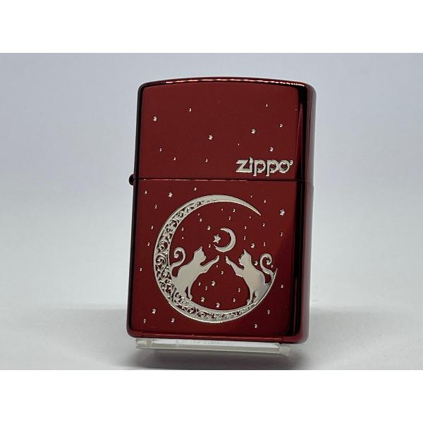 ZIPPO[ジッポー]キャットシリーズ シルエットデザイン レッド 2REDS-TCAT