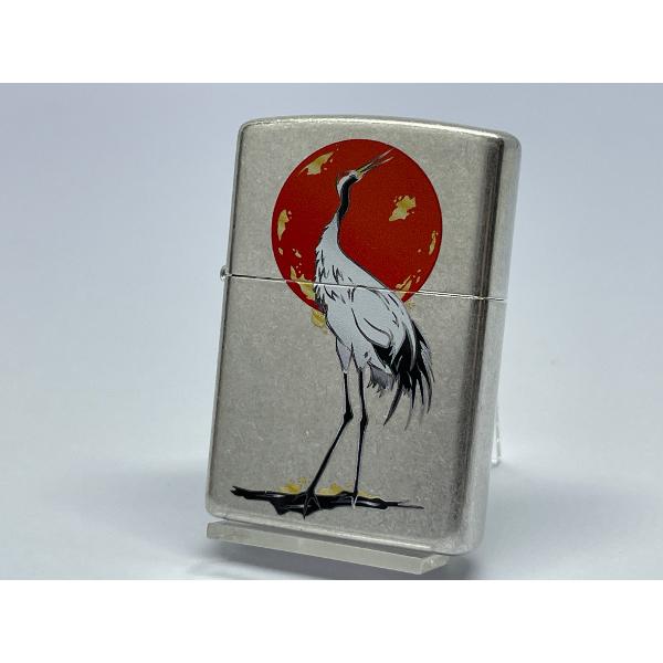 ZIPPO[ジッポー]JAPANESQUE 和の雅 鶴 銀バレル仕上げ 2SB-CRANE