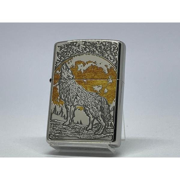 ZIPPO[ジッポー]WOLF DESIGN ウルフデザイン 銀いぶし 2SI-WOLF