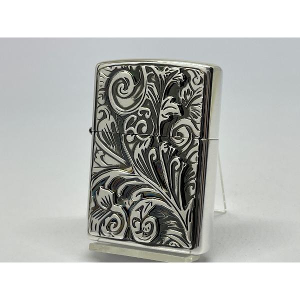 ZIPPO[ジッポー] W METAL アラベスクレリーフ 銀いぶし 2SIWM-KARA1