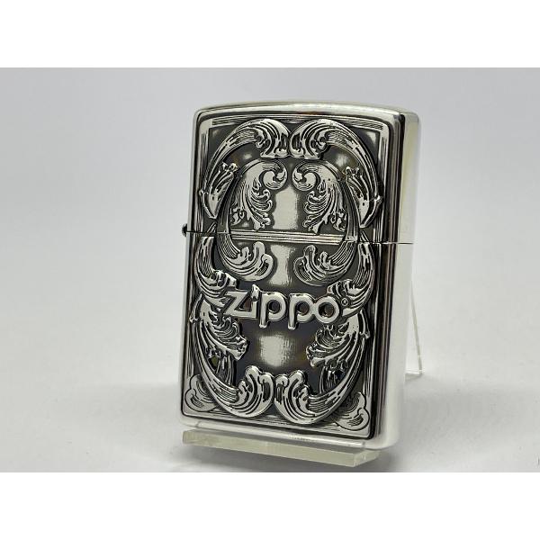 ZIPPO[ジッポー] W METAL アラベスクレリーフ 銀いぶし 2SIWM-ZKARA1