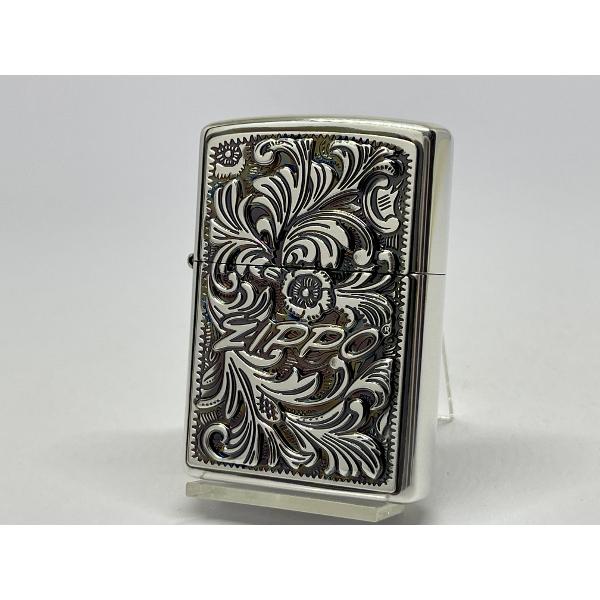 ZIPPO[ジッポー] W METAL アラベスクレリーフ 銀いぶし 2SIWM-ZKARA2