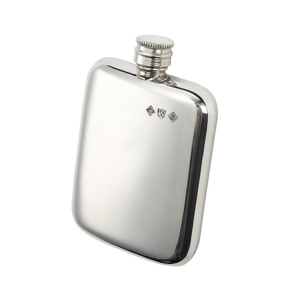 Pinder Bros[ピンダー・ブロス]ピューター ウイスキーボトル・ヴィクトリアン 4.0oz ...