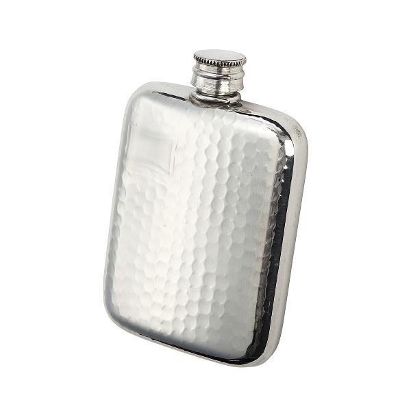 Pinder Bros[ピンダー・ブロス]ピューター ウイスキーボトル・クッション ハンマード 4o...