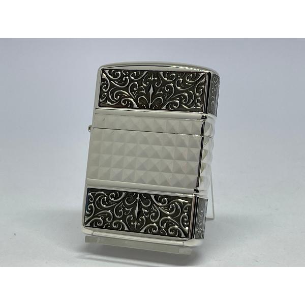 ZIPPO[ジッポー]3面彫刻 ARMOR CUSTOM LINE アーマーカスタムライン 62SI...