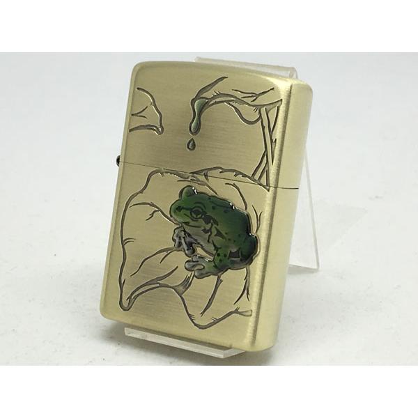 ZIPPO[ジッポー] 蛙(かえる)真鍮古美