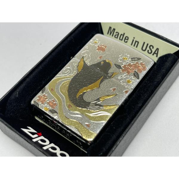 ZIPPO[ジッポー]伝統工芸 電鋳板 鯉(こい)
