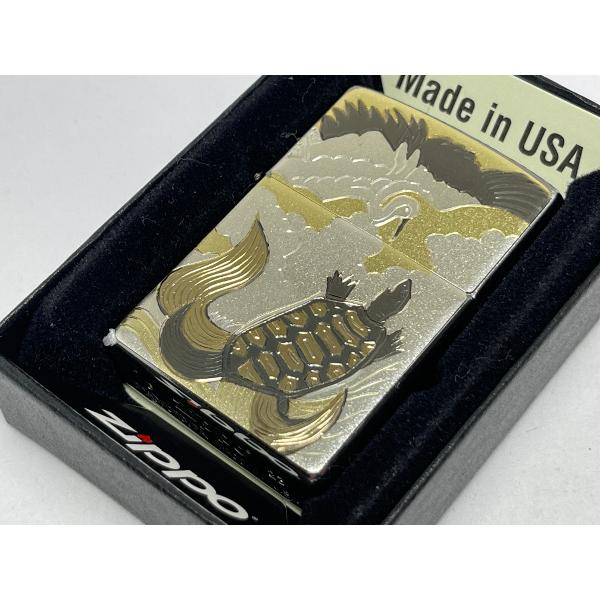ZIPPO[ジッポー]伝統工芸 ZP 電鋳板 鶴亀(つるかめ)
