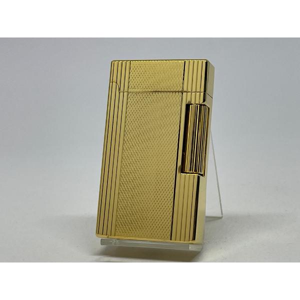 イムコロナ ガスライター ダブルコロナ ゴールドプレート エンジンタン ダイヤカット MADE IN...