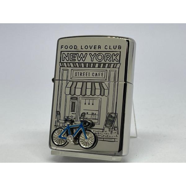 ZIPPO[ジッポー]両面加工 ニューヨークデザイン NYデザイン 自転車 1201S940