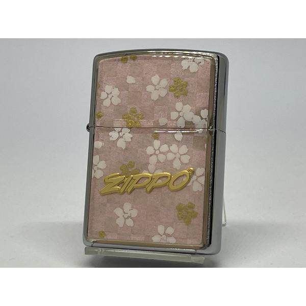 ZIPPO[ジッポー]友禅和紙シリーズ 市松 桃 ユウゼンワシ イチマツ モモ 1201S914