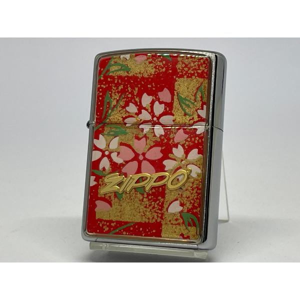 ZIPPO[ジッポー]友禅和紙シリーズ 桜 赤 ユウゼンワシ サクラ アカ 1201S915