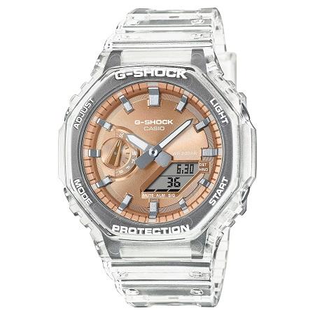 カシオ G-SHOCK アナログ・デジタルコンビ スケルトン 蒸着塗装仕上モデル GA-2100BM...