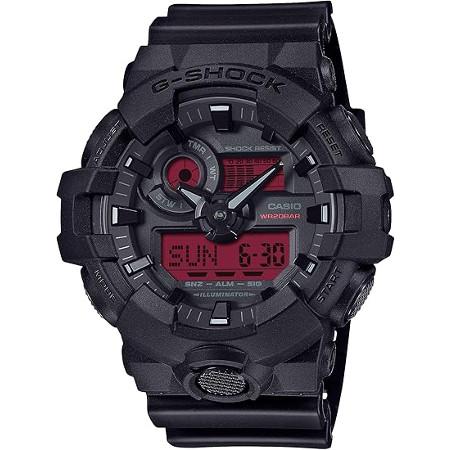 カシオ G-SHOCK ブラックレッドシリーズ GA-700BBR-1AJF 国内正規品