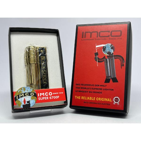 復刻版 IMCO(イムコ) フリントオイルライター ブラックスパイダー・イムコ・ココナッツ #620...