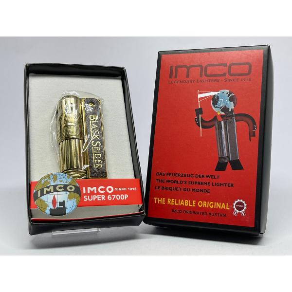 復刻版 IMCO(イムコ) フリントオイルライター ブラックスパイダー・イムコ・カフェ #62007