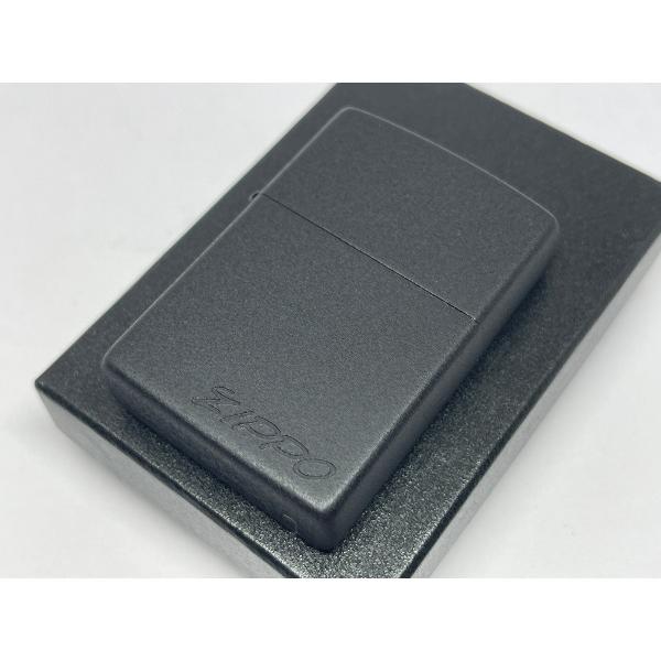 ZIPPO[ジッポー]両面彫刻加工 マットシリーズ ディープブラック M・DB.1955
