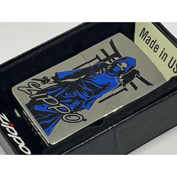 ZIPPO[ジッポー]プリントシリーズ 女 P・くノ一（藍）