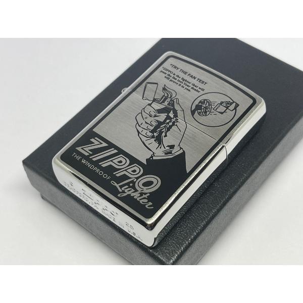 ZIPPO[ジッポー]プリントシリーズ P・オールドポスター FAN(BK)