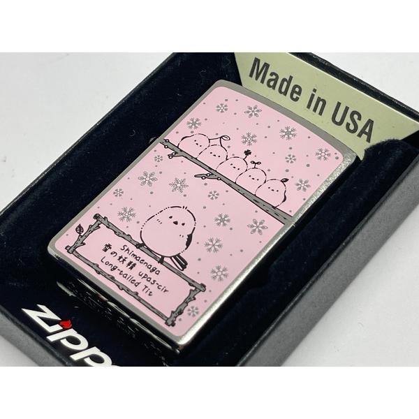 ZIPPO[ジッポー]プリントシリーズ P・シマエナガ ピンク