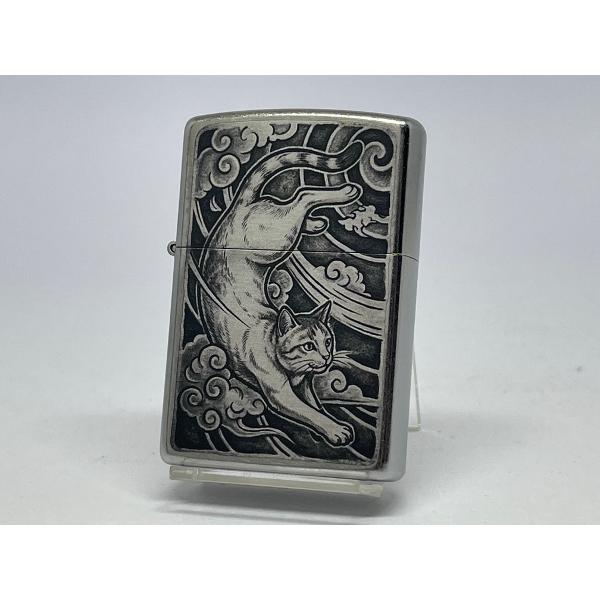 ZIPPO[ジッポー]和風犬猫デザイン 猫派 207WA-CAT