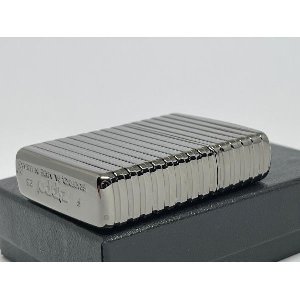 ZIPPO[ジッポー]4面連続加工 Horizontal Stripe ZP アーマー ホリゾンタル...