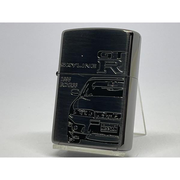 ZIPPO[ジッポー]両面加工 ZP GT-R [BCNR33] BK スカイライン ブラックバージ...