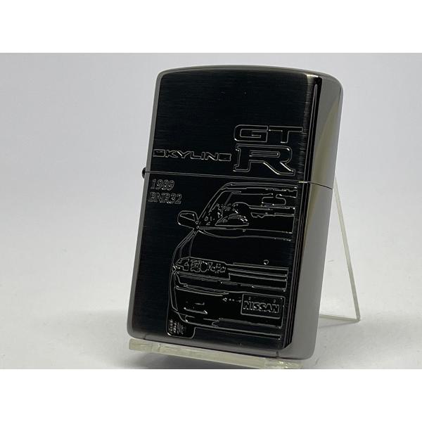 ZIPPO[ジッポー]両面加工 ZP GT-R [BNR32] BK スカイライン ブラックバージョ...