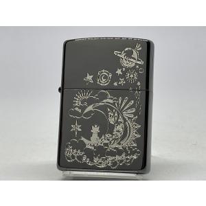ZIPPO（ジッポー） イラストレーター 柴尾 ライター メンズ 月と猫