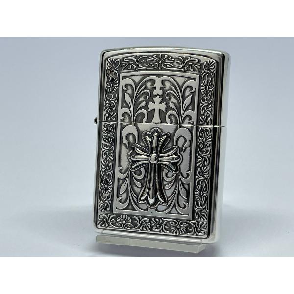 ZIPPO[ジッポー]ZP ソリッドフレームメタル SV クロス