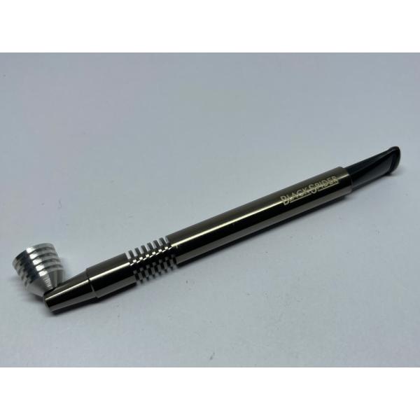 柘製作所 BLACK SPIDER ワンショットパイプ・ブラック-L #40903