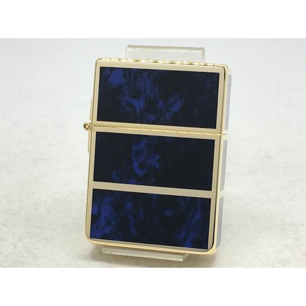 ZIPPO[ジッポー]４面加工 1935レプリカ ゴールドブルー 1935EPG/BL