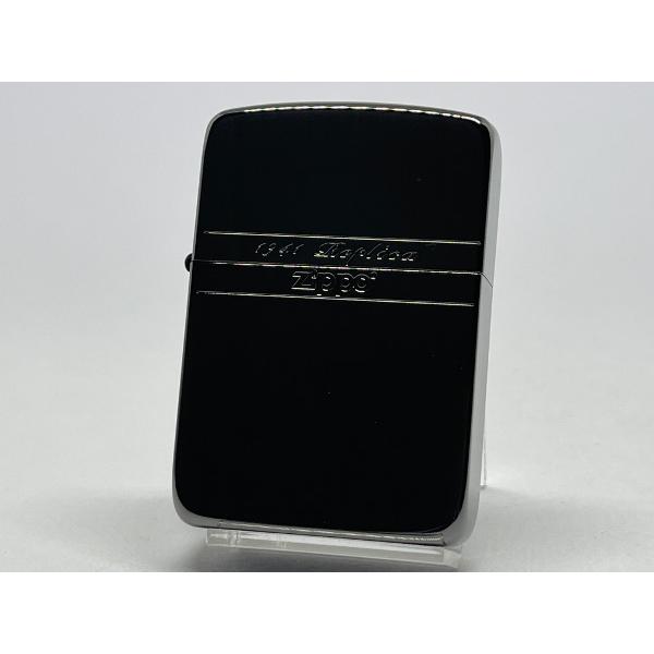 ZIPPO[ジッポー] 両面加工 1941ミラーラインBN 黒ニッケルメッキ