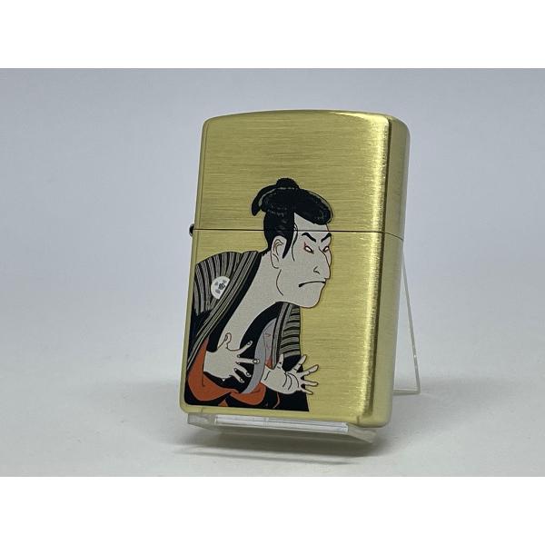 ZIPPO[ジッポー]浮世絵 江戸兵衛 真鍮古美＆プリント 63520598