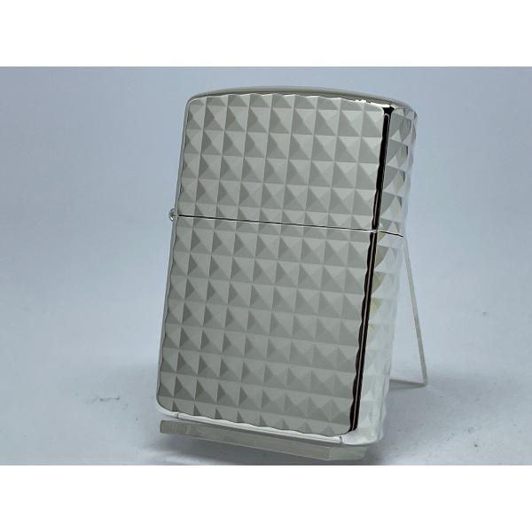 ZIPPO[ジッポー]4面加工 #162アーマー(鎧)ダイヤカット シルバーメッキ 162S-4DC