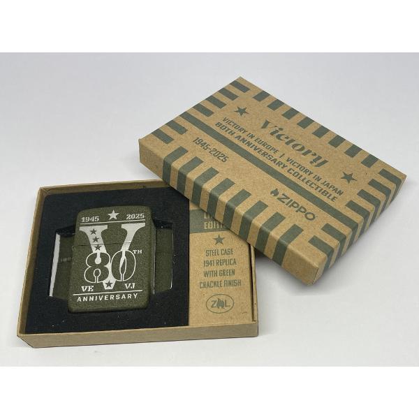 ZIPPO[ジッポー]第2次世界大戦終戦80周年記念モデル VE/VJ 80TH ANNIVERSA...