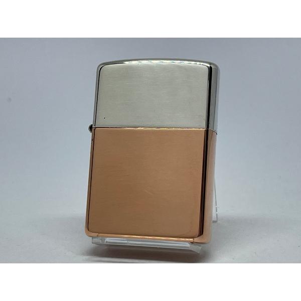 ZIPPO[ジッポー]BIMETAL バイメタル シルバー&amp;カッパー ＃48694