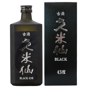 泡盛 久米仙 ブラック古酒 43度 720ml【久米仙酒造株式会社 沖縄県】全国送料無料