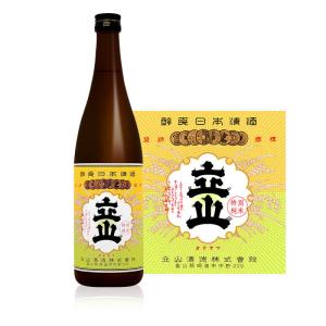 【製造年月日2022.12】日本酒 立山 特別純米 15度 720ml【立山酒造 富山県】