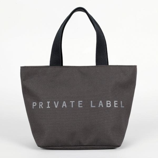 エース PRIVATE LABEL カジュアルランチトート オフブラック