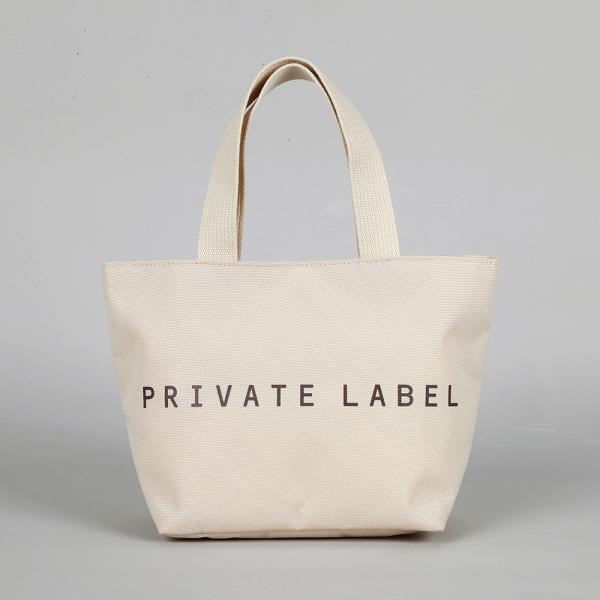 エース PRIVATE LABEL カジュアルランチトート アイボリー