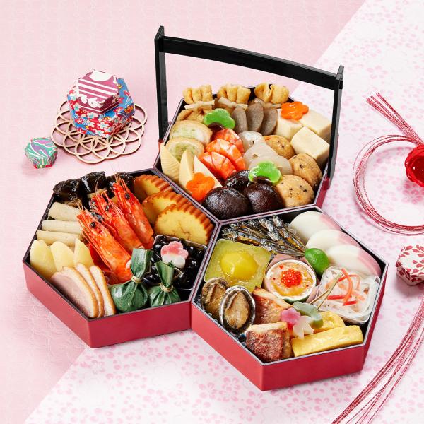 ノムラフーズ 京菜味のむら 和風おせち「八坂」 約2-3人前 三段重 合計31品